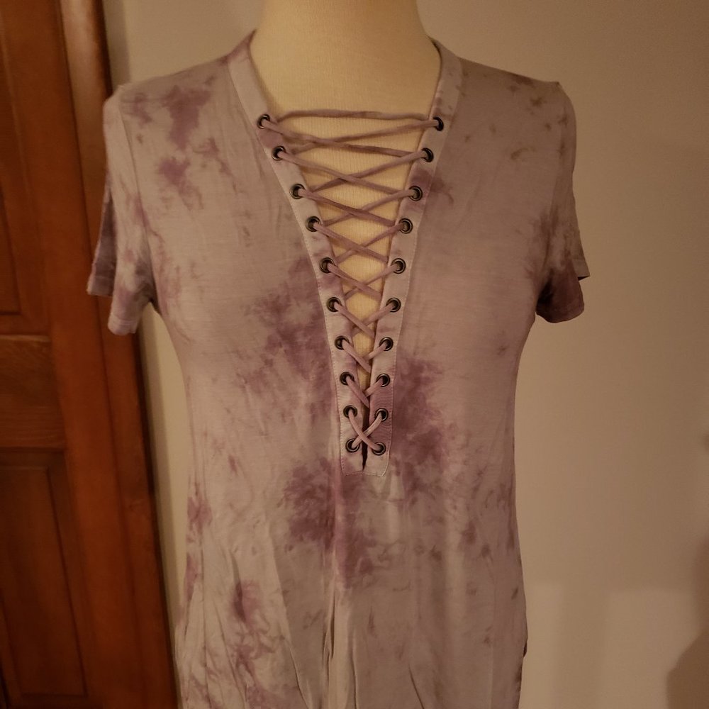 Soft & Sexy lace-front tee